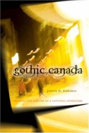 Gothic Canada by Justin D. Edwards