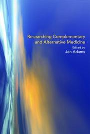 Cover of: Researching Complementary and Alternative Medicine