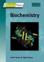 Cover of: Biochemistry by B. D. Hames