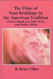 Cover of: Films of Stan Brakhage in the American Tradition of Ezra Pound, Gertrude Stein and Charles Olson, The