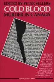Cover of: Cold Blood: Murder In Canada