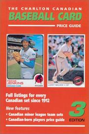 Cover of: Canadian Baseball Card Price Guide