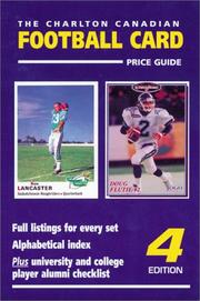 Cover of: Canadian Football Card Price Guide