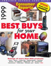 Cover of: 1999 Best Buys for Your Home