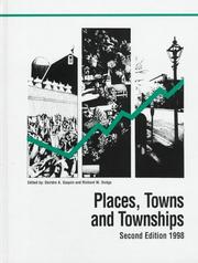 Cover of: Places, Towns and Townships: 1998 (Places, Towns, and Townships)