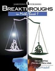 Cover of: Breakthroughs in Math/Book 1 : Developing Problem-Solving Skills