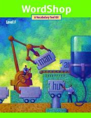 Cover of: WordShop: Level F