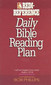 Cover of: Daily Bible Reading Plan