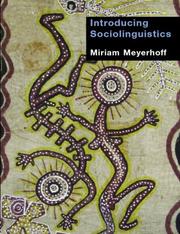 Cover of: Introducing Sociolinguistics by Miriam Meyerhoff