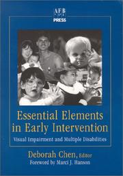 Cover of: Essential Elements In Early Intervention by Deborah Chen