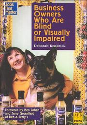 Cover of: Business Owners Who Are Blind or Visually Impaired (Jobs That Matter)