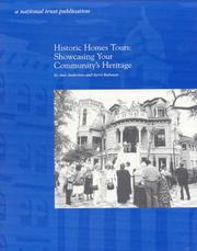 Cover of: Historic Home Tours:  Showcasing your Community's Heritage
