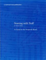 Cover of: Starting with Staff by Christine Graham