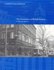 Cover of: The Economics of Rehabilitation