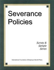 Cover of: Severance Policies