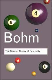 Cover of: Special Theory of Relativity