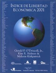 Cover of: Indice De Libertad Economica 2001 (2001 Index of Economic Freedom - Spanish Edition)