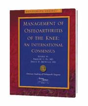 Cover of: Management of Osteoarthritis of the Knee: An International Consensus