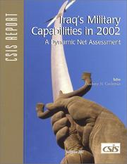 Cover of: Iraq's Military Capabilities in 2002: A Dynamic Net Assessment (Csis Report)