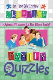 Cover of: In the Big Inning: Quizzles About Creation (Quizzles - Quizzes & Puzzles for the Whole Family!)