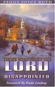 Cover of: Those Who Trust the Lord Shall Not Be Disappointed