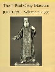Cover of J. Paul Getty Museum Journal 1996