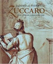 Cover of: Taddeo and Federico Zuccaro: Artist Brothers in Renaissance Rome (Getty Trust Publications, J. Paul Getty Museum)