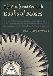 Cover of: Sixth and Seventh Books of Moses