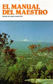 Cover of: Estudio De Josue-Jueces-Rut (El Manual del Maestro)