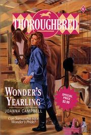 Cover of: Wonder's Yearling (Thoroughbred #6)