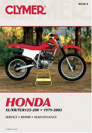 Cover of: Honda Xl/Xr/Tlr 125-200, 1979-2003