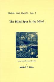 Cover of: Blind Spot in the Mind | Manly P. Hall