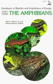Amphibians by Ray E. Ashton, Patricia Sawyer Ashton