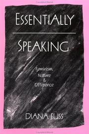 Essentially speaking by Diana Fuss