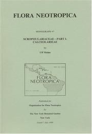 Cover of: Scrophulariaceae-Part I. Calceolarieae (Flora Neotropica Monograph No. 47)