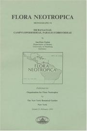 Cover of: Dicranaceae: Campylopodioideae, Paraleucobryoideae (Flora Neotropica Monograph No. 54)