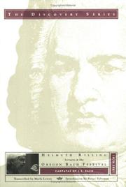 Helmuth Rilling by Helmuth Rilling