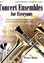 Cover of: Concert Ensembles for Everyone by Peter Blair