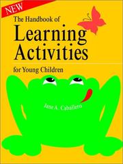 Cover of: Handbook of Learning Activities for Young Children | Jane Hodges-Caballero