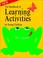 Cover of: Handbook of Learning Activities for Young Children