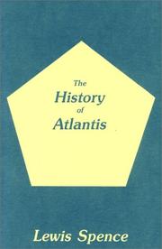 Cover of: History of Atlantis by Lewis Spence