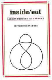 Cover of: Inside/out by Diana Fuss