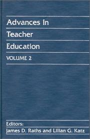 Cover of: Advances in Teacher Education, Volume 2: (Advances in Teacher Education)