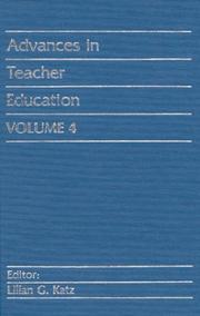Cover of: Advances in Teacher Education, Volume 4: (Advances in Teacher Education)