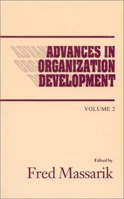 Cover of: Advances in Organizational Development, Volume 2: (Advances in Organization Development)