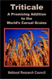 Cover of: Triticale by National Research Council (US)