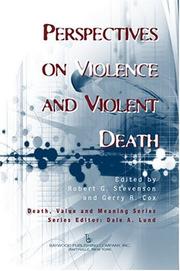Cover of: Perspectives on Violence and Violent Death (Death, Value and Meaning) by 