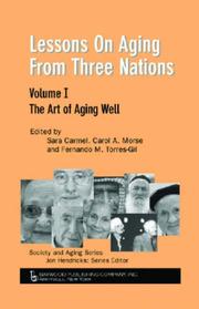 Cover of: Lessons on Aging from Three Nations by 
