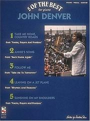Cover of: 5 Of The Best Of John Denver P/v/g