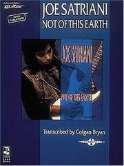 Cover of: Joe Satriani: Not of This Earth